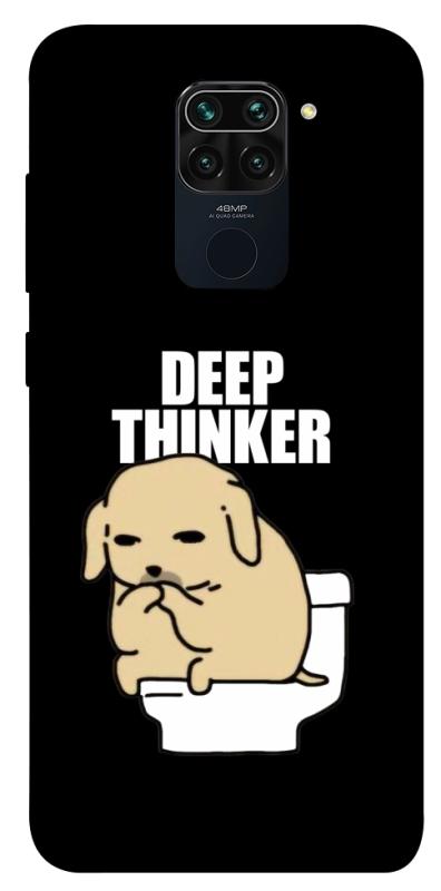 Чохол itsPrint Deep thinker для Xiaomi Redmi Note 9 / Redmi 10X, меми, купити оптом з доставкою