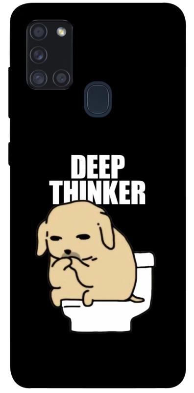 Чохол itsPrint Deep thinker для Samsung Galaxy A21s, меми, купити оптом з доставкою