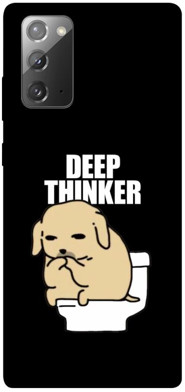 Чохол itsPrint Deep thinker для Samsung Galaxy Note 20, меми, купити оптом з доставкою