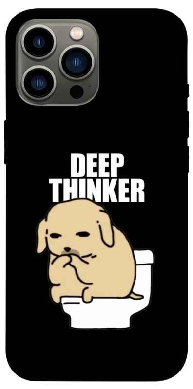 Чохол itsPrint Deep thinker для Apple iPhone 12 Pro Max (6.7"), меми, купити оптом з доставкою