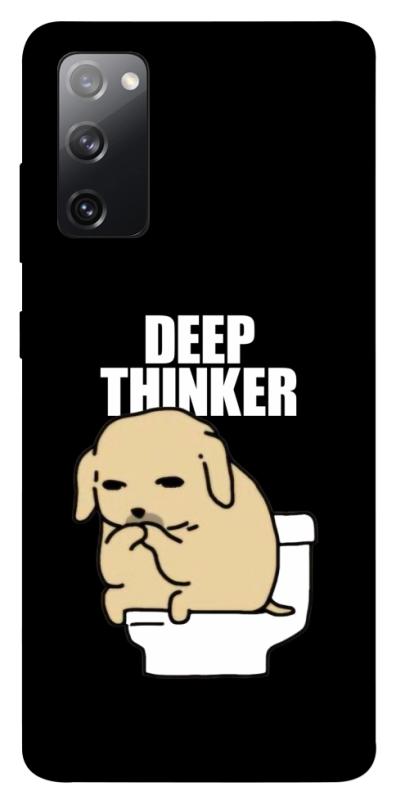 Чохол itsPrint Deep thinker для Samsung Galaxy S20 FE, меми, купити оптом з доставкою