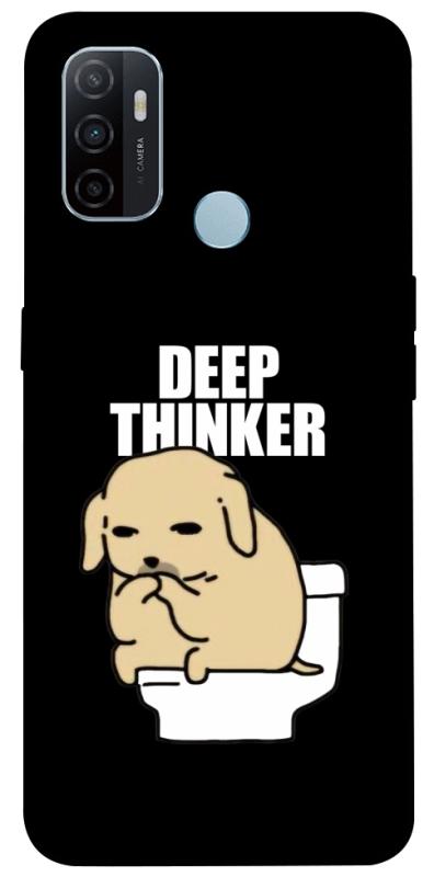 Чохол itsPrint Deep thinker для Oppo A53 / A32 / A33, меми, купити оптом з доставкою