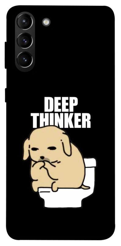 Чохол itsPrint Deep thinker для Samsung Galaxy S21+, меми, купити оптом з доставкою