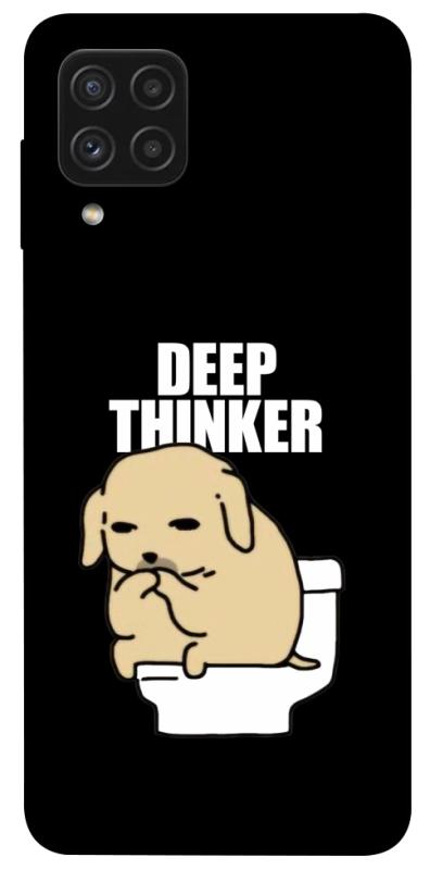 Чохол itsPrint Deep thinker для Samsung Galaxy A22 4G, меми, купити оптом з доставкою