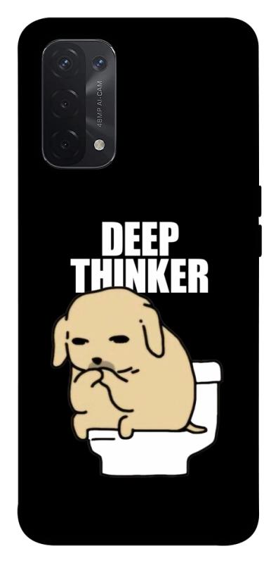 Чохол itsPrint Deep thinker для Oppo A54 4G, меми, купити оптом з доставкою