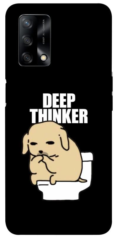 Чохол itsPrint Deep thinker для Oppo A74 4G, меми, купити оптом з доставкою