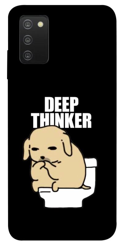 Чохол itsPrint Deep thinker для Samsung Galaxy A03s, меми, купити оптом з доставкою