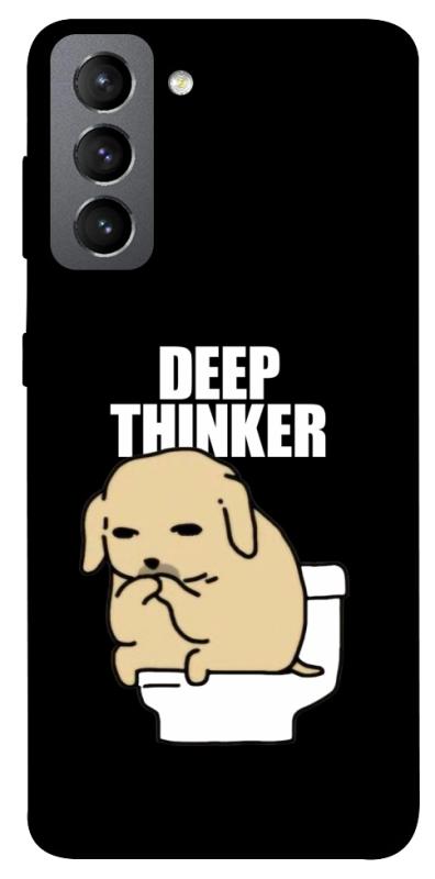 Чохол itsPrint Deep thinker для Samsung Galaxy S21 FE, меми, купити оптом з доставкою