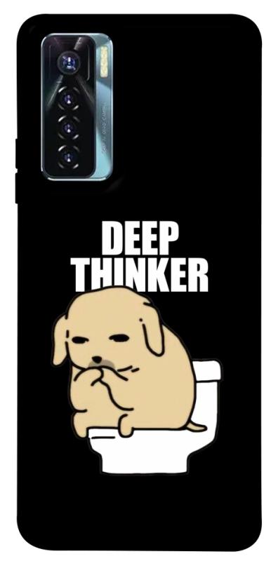 Чохол itsPrint Deep thinker для TECNO Camon 17 Pro, меми, купити оптом з доставкою