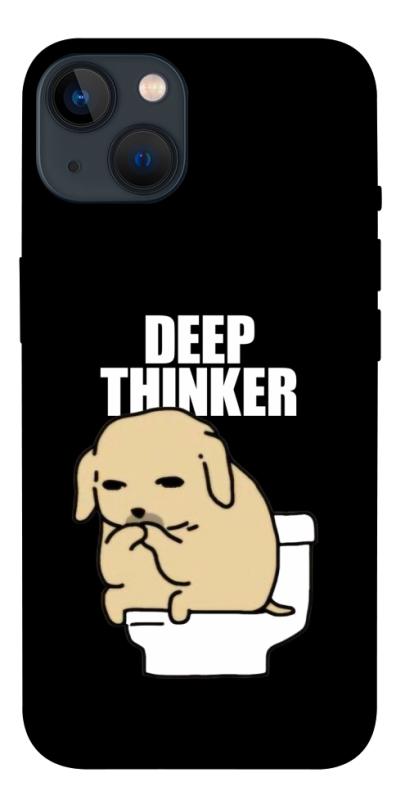 Чохол itsPrint Deep thinker для Apple iPhone 13 (6.1"), меми, купити оптом з доставкою