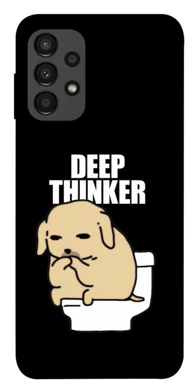 Чохол itsPrint Deep thinker для Samsung Galaxy A13 4G, меми, купити оптом з доставкою