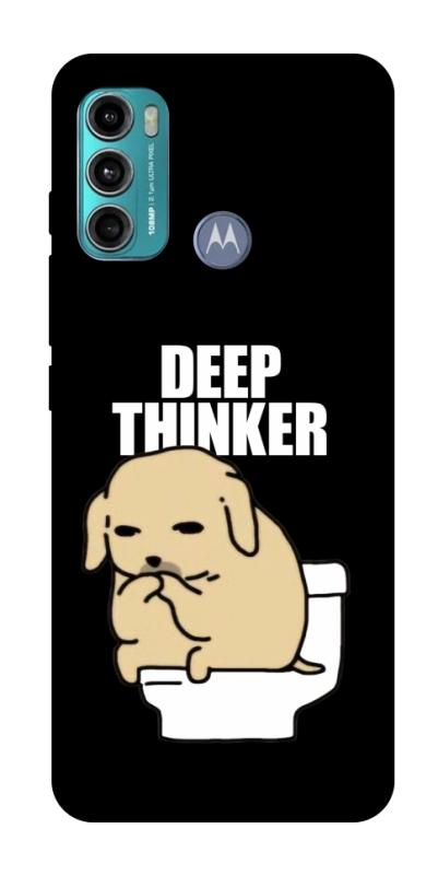 Чохол itsPrint Deep thinker для Motorola Moto G60, меми, купити оптом з доставкою