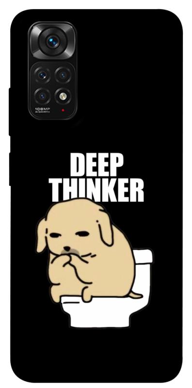 Чохол itsPrint Deep thinker для Xiaomi Redmi Note 11 (Global) / Note 11S, меми, купити оптом з доставкою