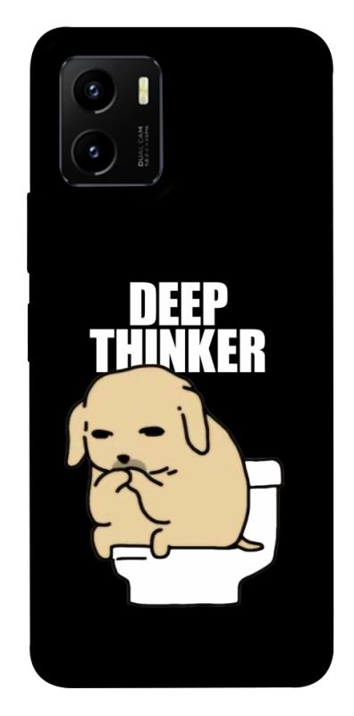 Чохол itsPrint Deep thinker для Vivo Y15s, меми, купити оптом з доставкою
