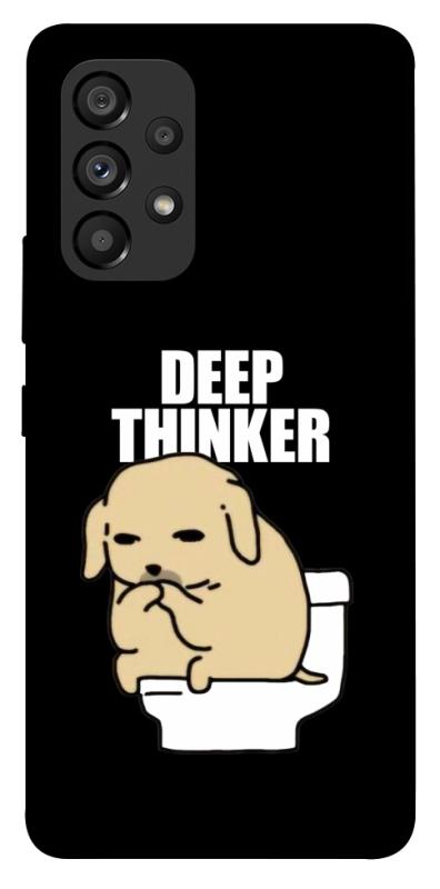 Чохол itsPrint Deep thinker для Samsung Galaxy A53 5G, меми, купити оптом з доставкою