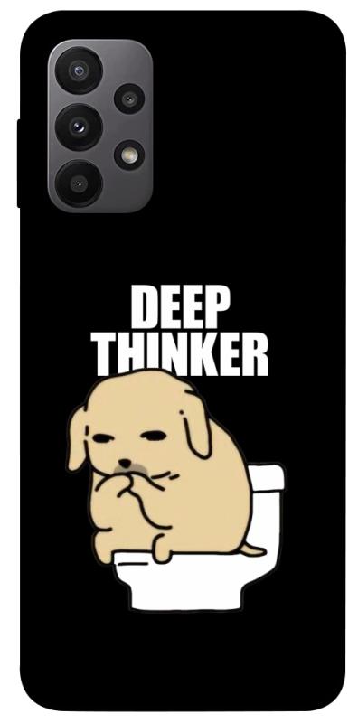 Чохол itsPrint Deep thinker для Samsung Galaxy A23 4G, меми, купити оптом з доставкою
