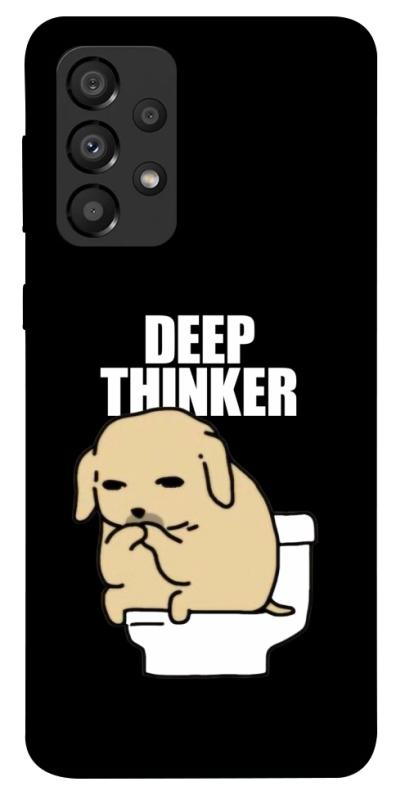 Чохол itsPrint Deep thinker для Samsung Galaxy A33 5G, меми, купити оптом з доставкою
