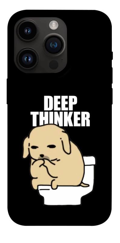 Чохол itsPrint Deep thinker для Apple iPhone 14 Pro (6.1"), меми, купити оптом з доставкою
