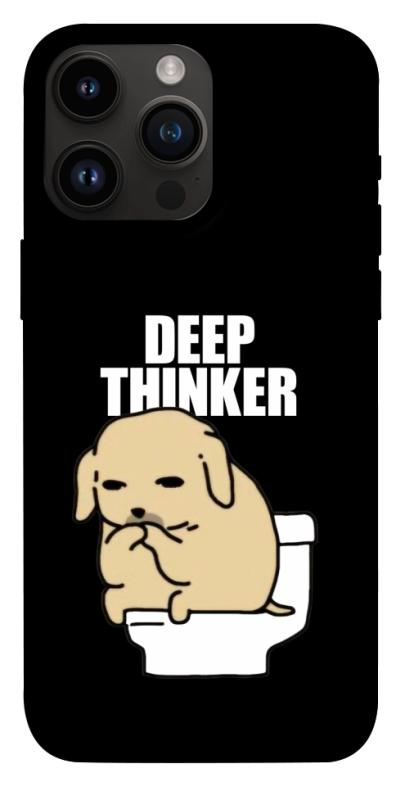 Чохол itsPrint Deep thinker для Apple iPhone 14 Pro Max (6.7"), меми, купити оптом з доставкою
