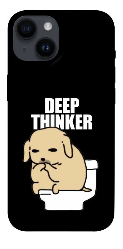 Чохол itsPrint Deep thinker для Apple iPhone 14 (6.1"), меми, купити оптом з доставкою