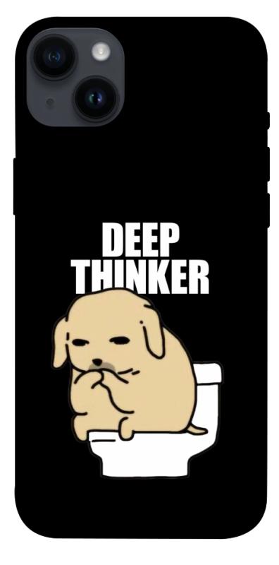 Чохол itsPrint Deep thinker для Apple iPhone 14 Plus (6.7"), меми, купити оптом з доставкою