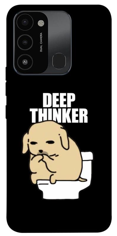 Чохол itsPrint Deep thinker для TECNO Spark 8C, меми, купити оптом з доставкою