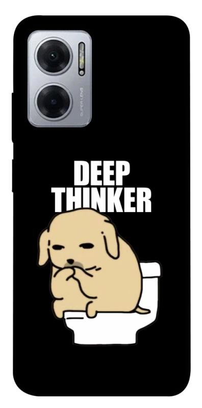 Чохол itsPrint Deep thinker для Xiaomi Redmi Note 11E, меми, купити оптом з доставкою