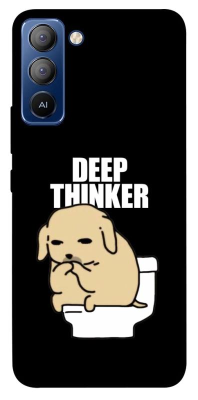 Чохол itsPrint Deep thinker для TECNO Pop 5 LTE, меми, купити оптом з доставкою