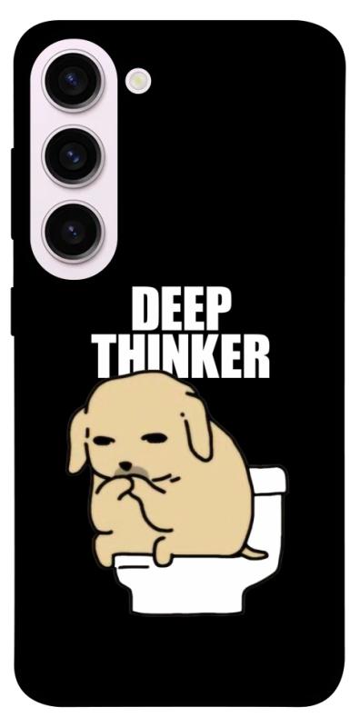 Чохол itsPrint Deep thinker для Samsung Galaxy S23+, меми, купити оптом з доставкою