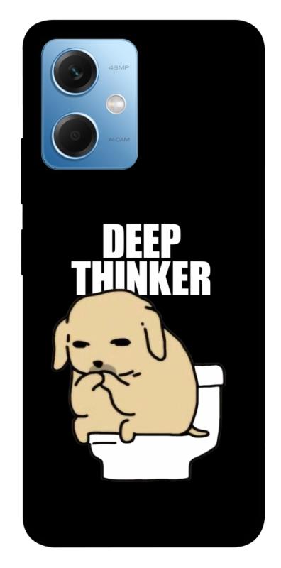 Чохол itsPrint Deep thinker для Xiaomi Redmi Note 12 5G, меми, купити оптом з доставкою