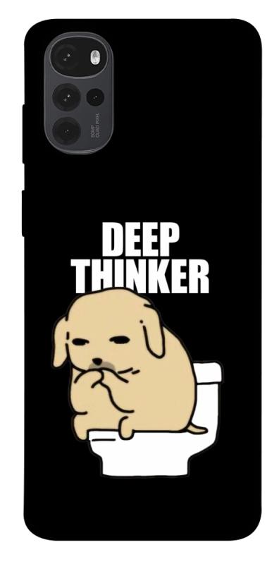 Чохол itsPrint Deep thinker для Motorola Moto G22, меми, купити оптом з доставкою