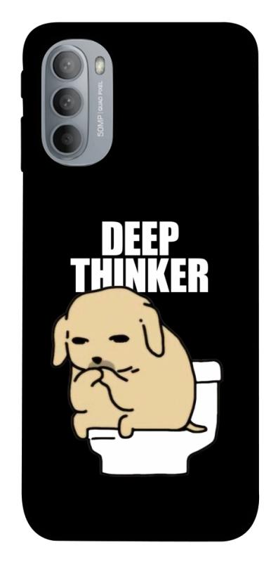 Чохол itsPrint Deep thinker для Motorola Moto G31, меми, купити оптом з доставкою
