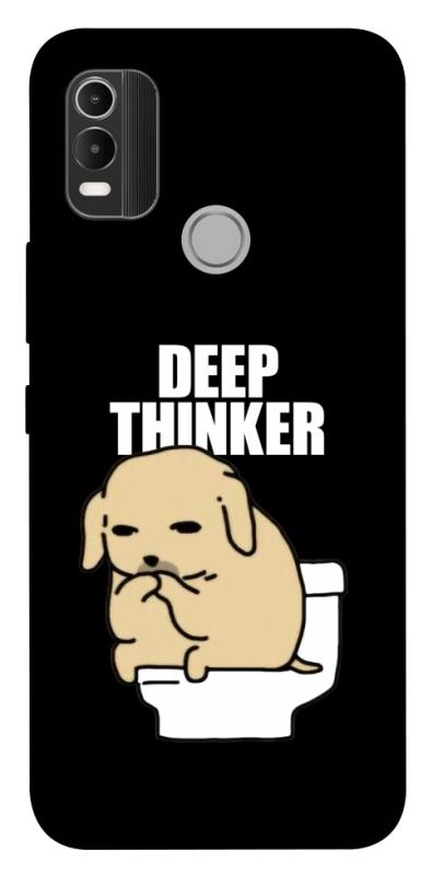 Чохол itsPrint Deep thinker для Nokia C21 Plus, меми, купити оптом з доставкою