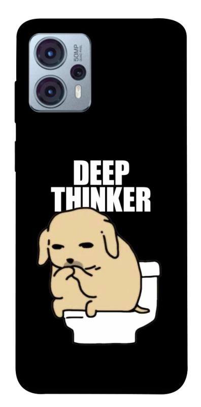 Чохол itsPrint Deep thinker для Motorola Moto G23, меми, купити оптом з доставкою
