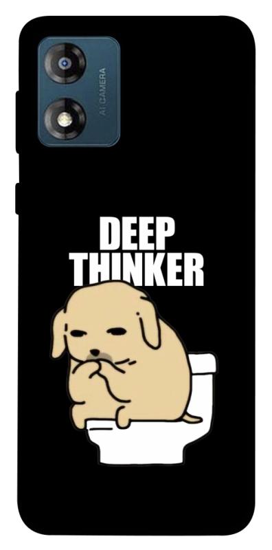 Чохол itsPrint Deep thinker для Motorola Moto E13, меми, купити оптом з доставкою