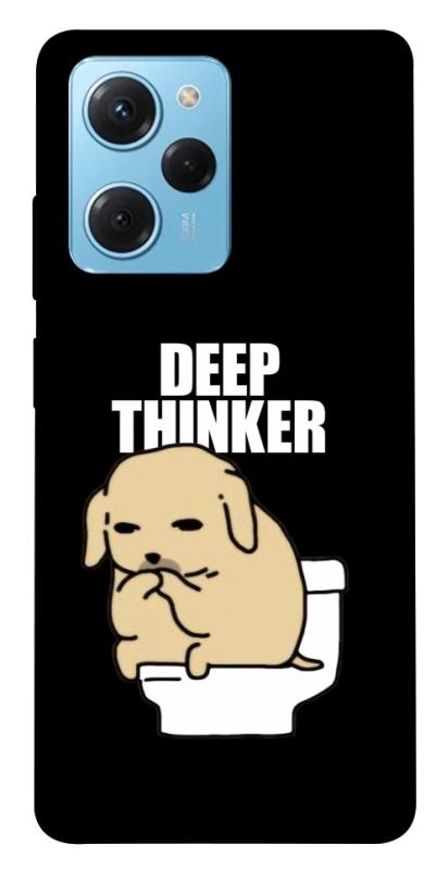 Чохол itsPrint Deep thinker для Xiaomi Poco X5 Pro 5G, меми, купити оптом з доставкою