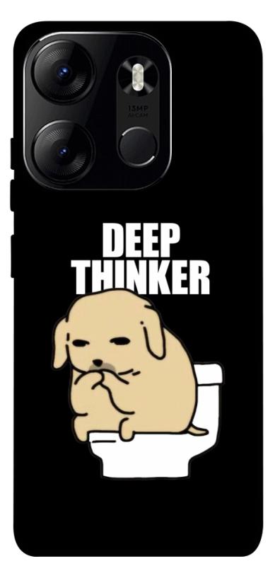 Чохол itsPrint Deep thinker для Tecno Spark Go 2023, меми, купити оптом з доставкою