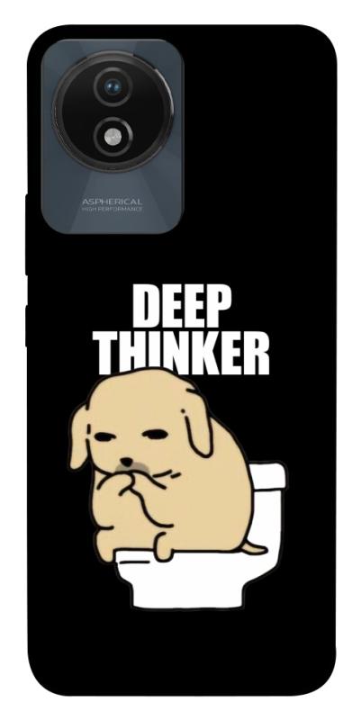 Чохол itsPrint Deep thinker для Vivo Y02, меми, купити оптом з доставкою