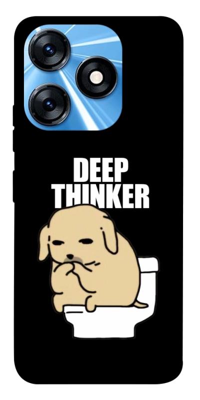 Чохол itsPrint Deep thinker для TECNO Spark 10 Pro, меми, купити оптом з доставкою