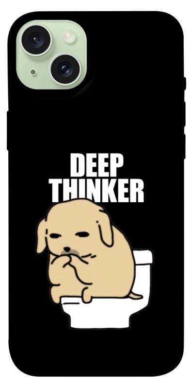 Чохол itsPrint Deep thinker для Apple iPhone 15 Plus (6.7"), меми, купити оптом з доставкою