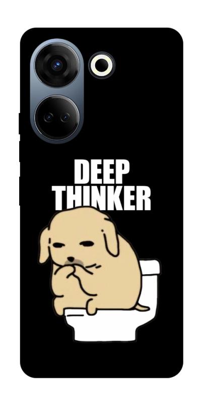 Чохол itsPrint Deep thinker для TECNO Camon 20 Pro (CK7n), меми, купити оптом з доставкою