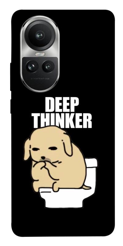 Чохол itsPrint Deep thinker для Oppo Reno 10, меми, купити оптом з доставкою