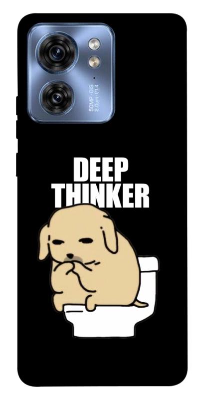 Чохол itsPrint Deep thinker для Motorola Edge 40, меми, купити оптом з доставкою