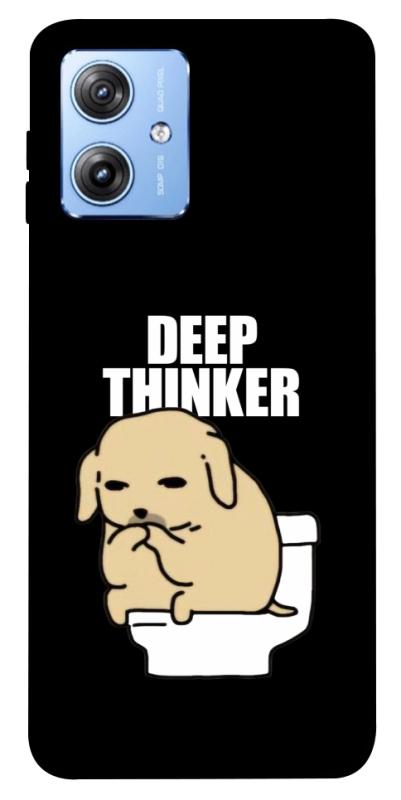 Чохол itsPrint Deep thinker для Motorola Moto G84, меми, купити оптом з доставкою