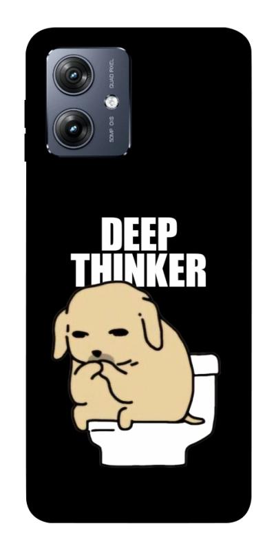 Чохол itsPrint Deep thinker для Motorola Moto G54, меми, купити оптом з доставкою