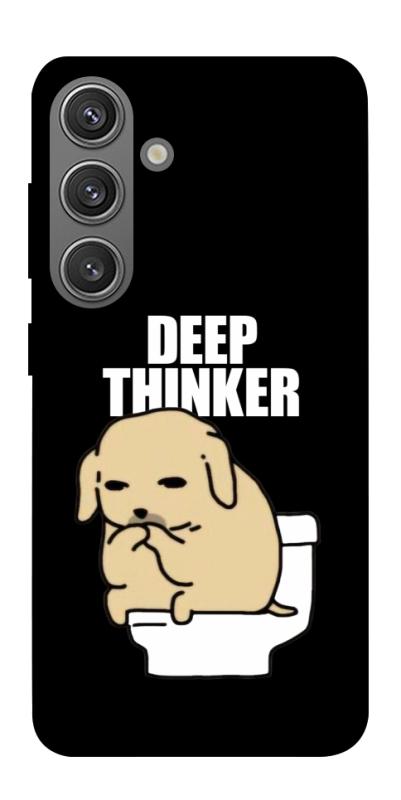 Чохол itsPrint Deep thinker для Samsung Galaxy S24+, меми, купити оптом з доставкою