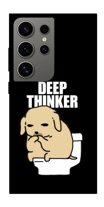 Чохол itsPrint Deep thinker для Samsung Galaxy S24 Ultra, меми, купити оптом з доставкою