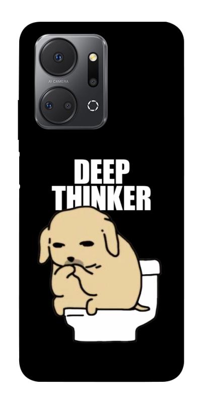 Чохол itsPrint Deep thinker для Huawei Honor X7a, меми, купити оптом з доставкою