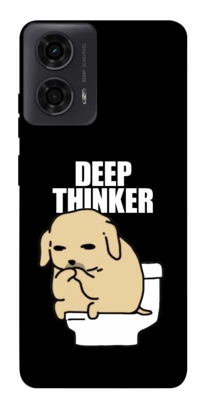 Чохол itsPrint Deep thinker для Motorola Moto G24, меми, купити оптом з доставкою
