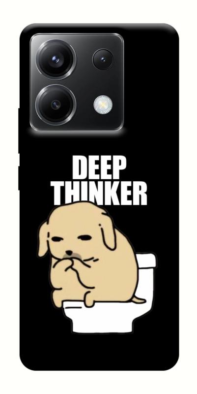 Чохол itsPrint Deep thinker для Xiaomi Poco X6, меми, купити оптом з доставкою